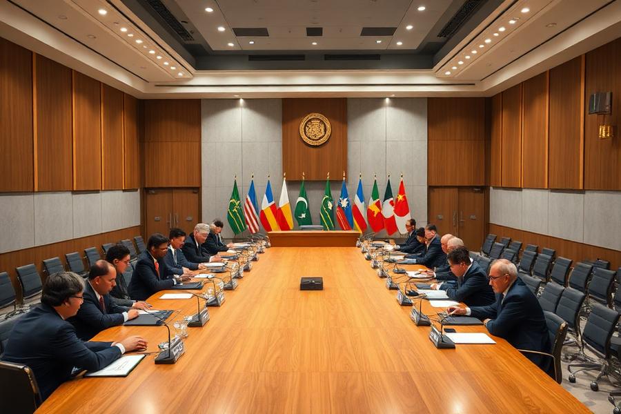 Sesión inaugural de la cumbre bilateral. REUTERS